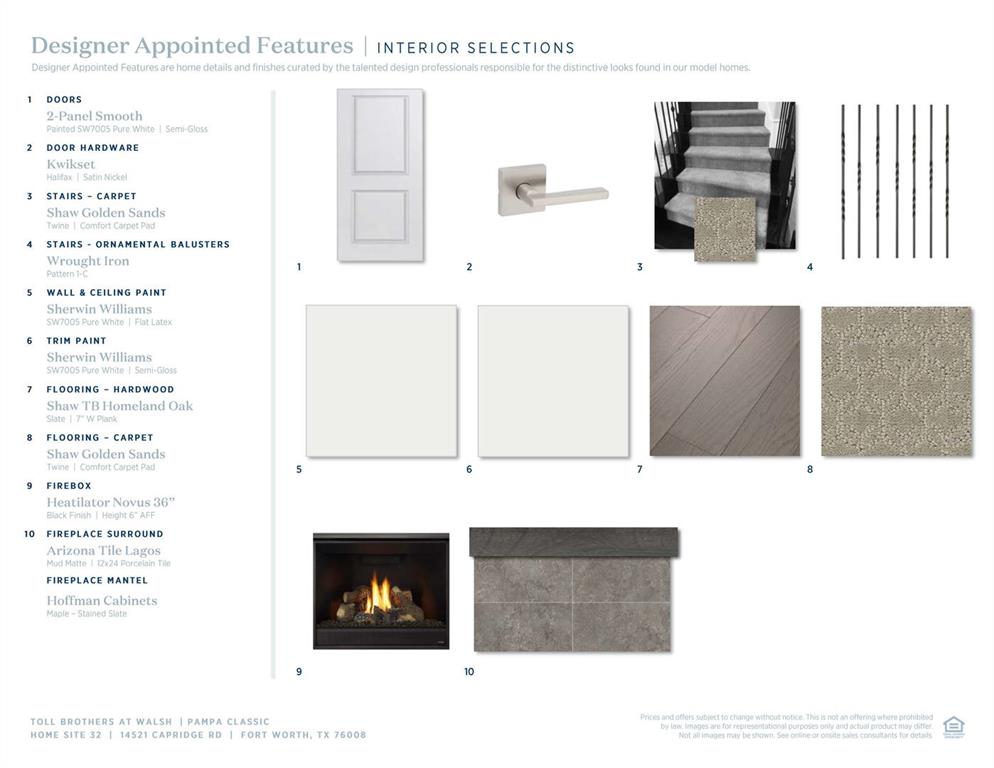 14521 Capridge Road Fort Worth, TX 76008 - Photo 11 of 19 Pampa Classic-Interior Selections