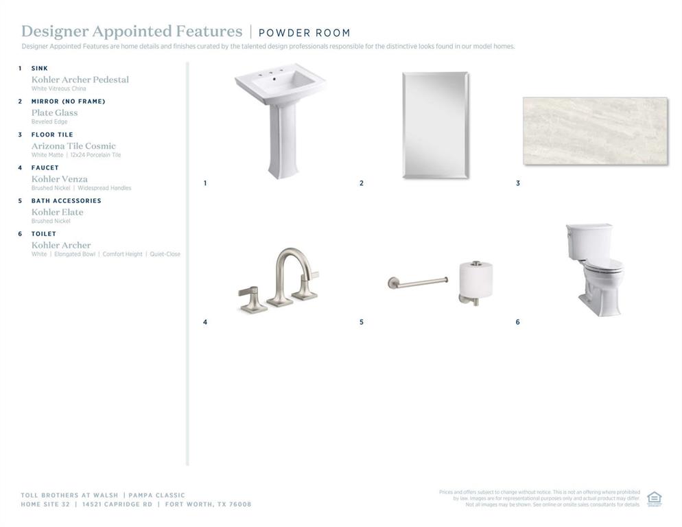 14521 Capridge Road Fort Worth, TX 76008 - Photo 14 of 19 Pampa Classic-Powder Room Selections