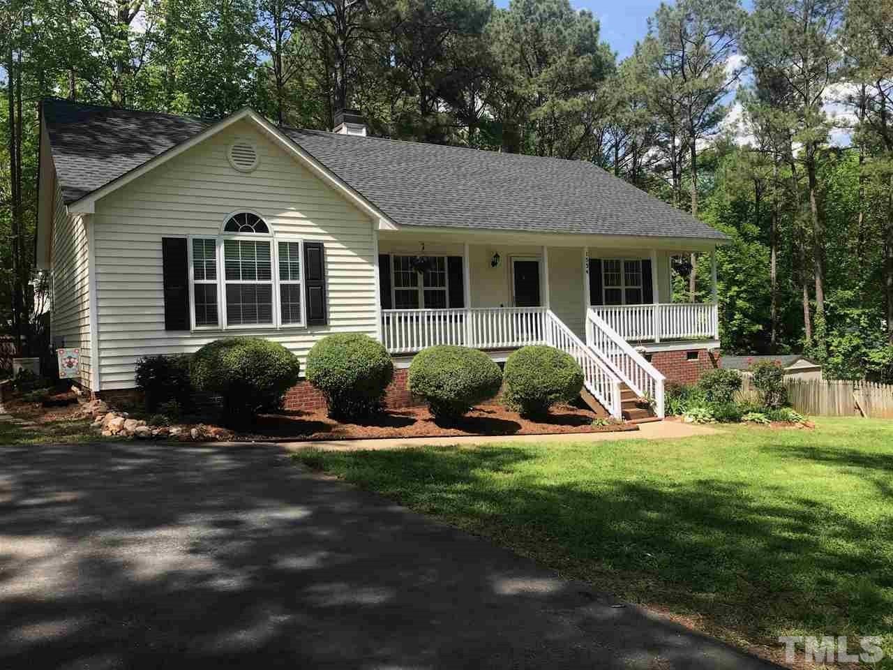 1534 Middle Ridge Drive Willow Spring, NC 27592 - Photo 1 of 23 Covered front porch welcomes you to this beautifully updated split-bedroom ranch on .71 acre partially fenced yard. No City Taxes. Yard extends past fence almost to right sided neighbor's driveway. New Roof 2017. Septic pumped and inspected April, 2018.