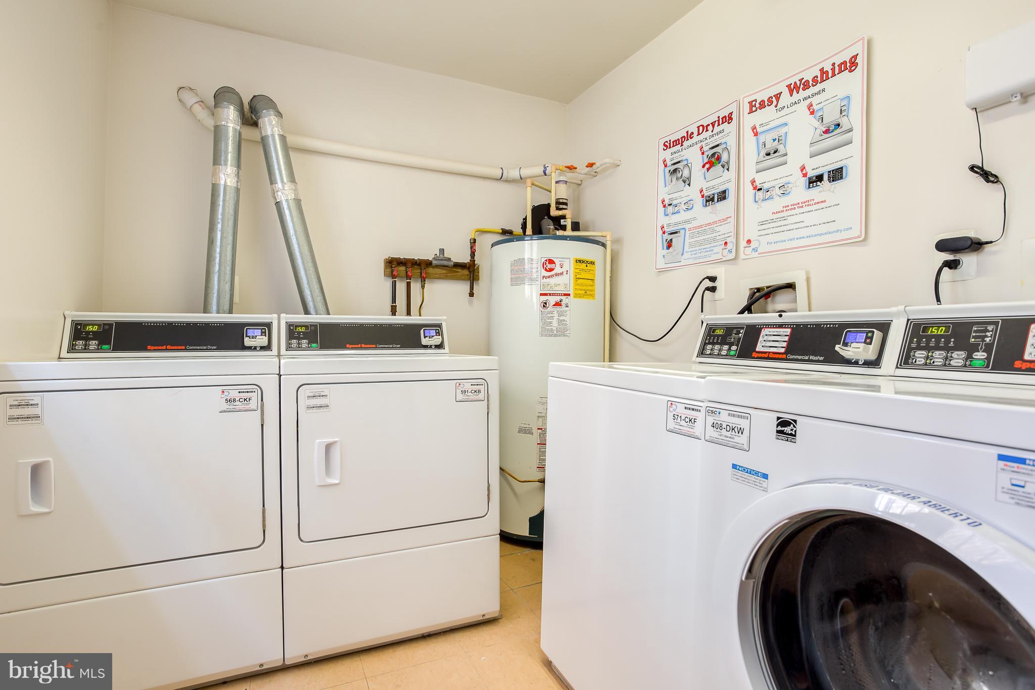 1441 Spring Road Northwest, Unit 301 Washington, DC 20010 - Photo 16 of 27 On-Site Laundry ONLY $1.25/load!