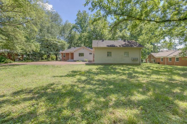 a house view with a garden