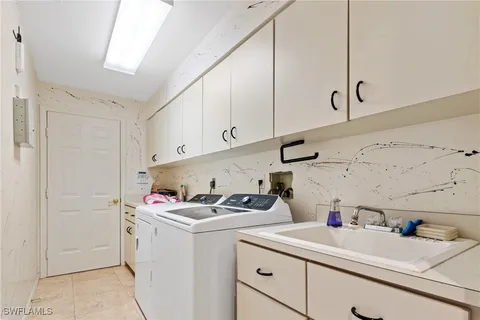 a room with storage and utility