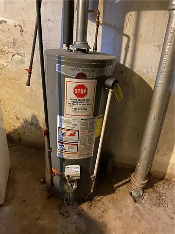 a view of water heater room