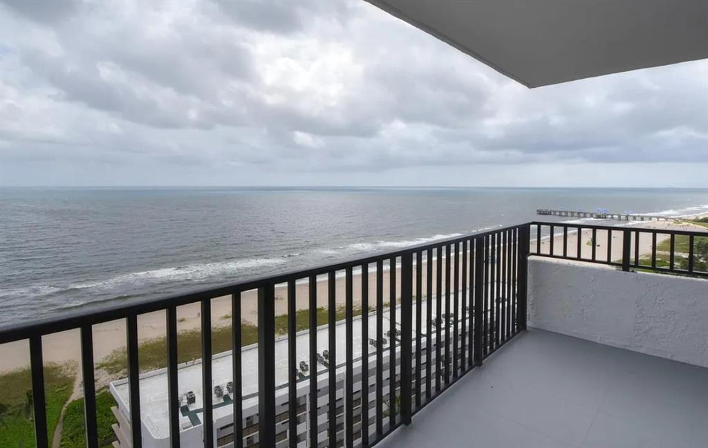 531 North Ocean Boulevard, Unit 1911 Pompano Beach, FL 33062 - Photo 2 of 34 a balcony with an outdoor space