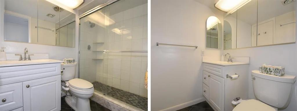 531 North Ocean Boulevard, Unit 1911 Pompano Beach, FL 33062 - Photo 26 of 34 a bathroom with a sink toilet and shower