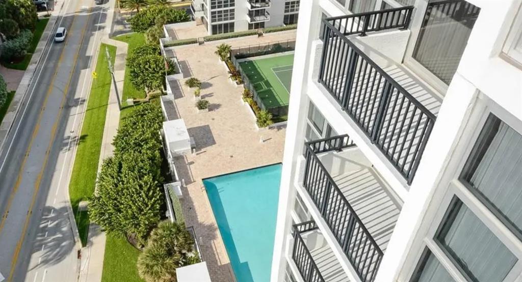 531 North Ocean Boulevard, Unit 1911 Pompano Beach, FL 33062 - Photo 30 of 34 a view of balcony with wooden floor