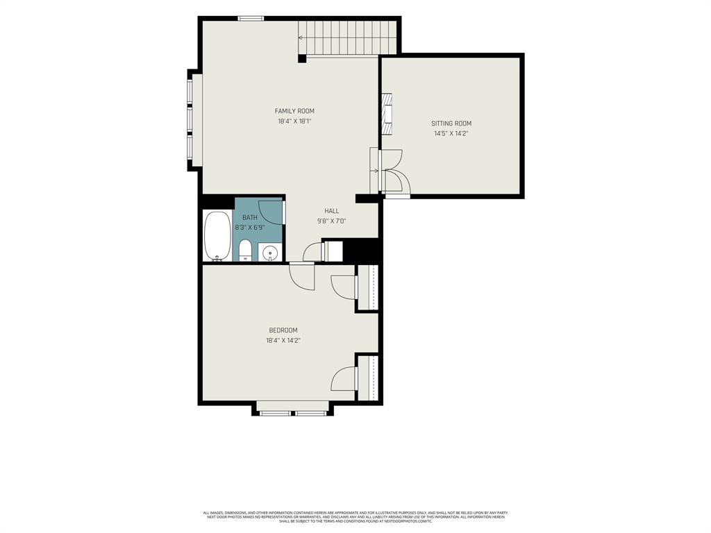 1107 Misty Ridge Drive Justin, TX 76247 - Photo 27 of 27 Upper Level Floor Plan