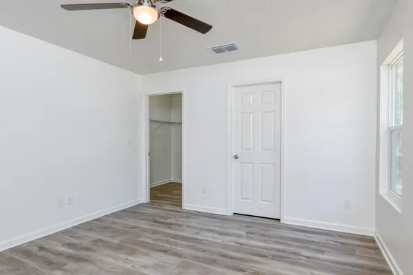wooden floor in an empty room