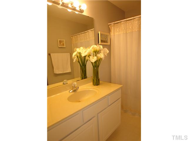 4203 Sunscape Lane Raleigh, NC 27613 - Photo 9 of 15 a bathroom with a sink and vanity