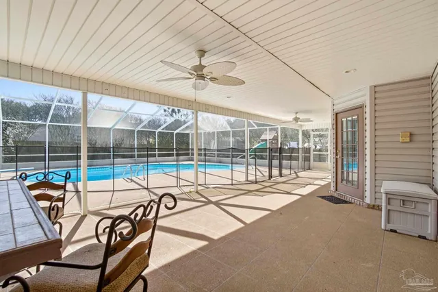 front view of a house with a garden