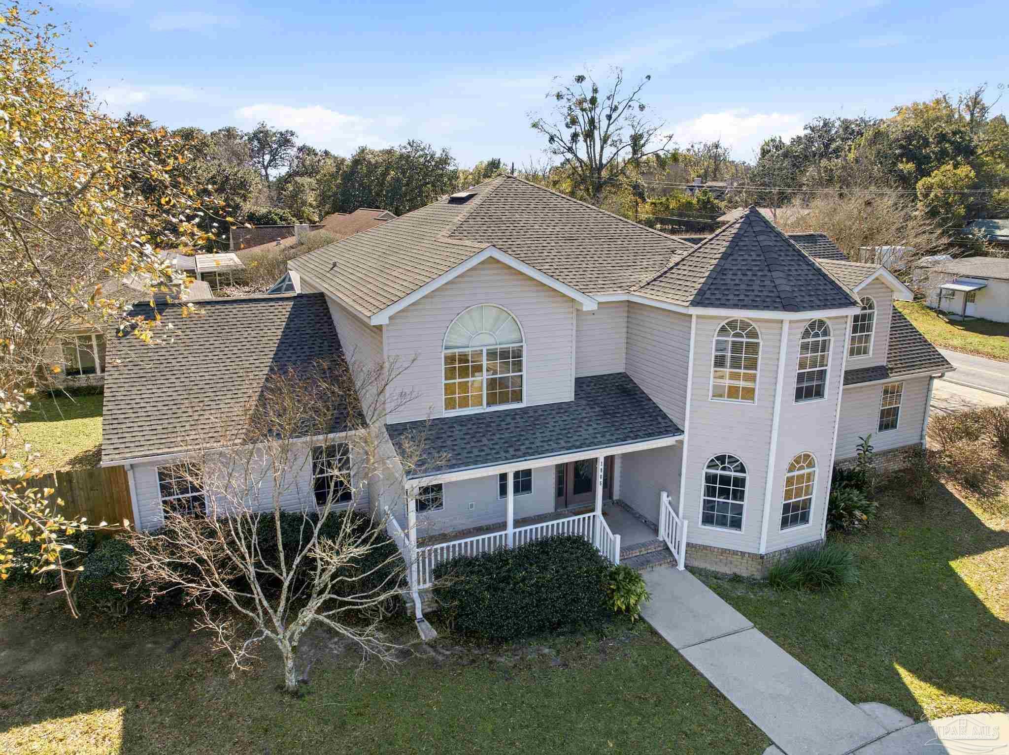 1805 West 10 Mile Road Pensacola, FL 32534 - Photo 51 of 61 a aerial view of a house next to a yard