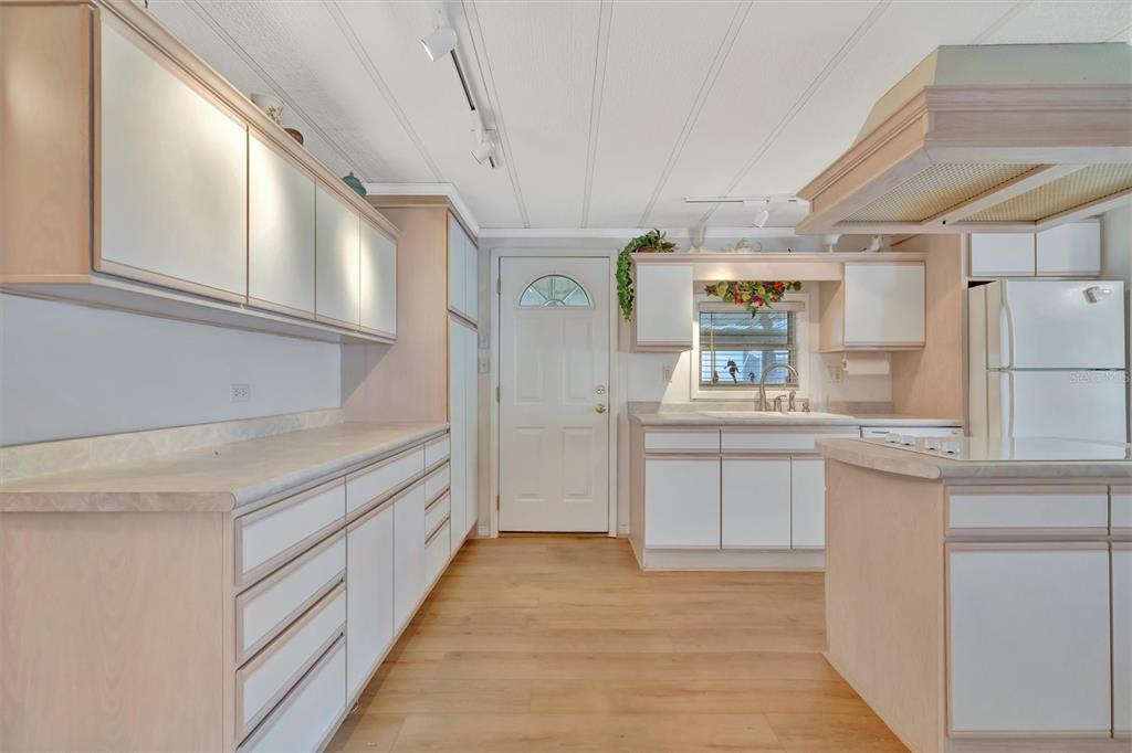 124 St Pierres Way Apollo Beach, FL 33572 - Photo 26 of 56 a kitchen with granite countertop a sink and cabinets