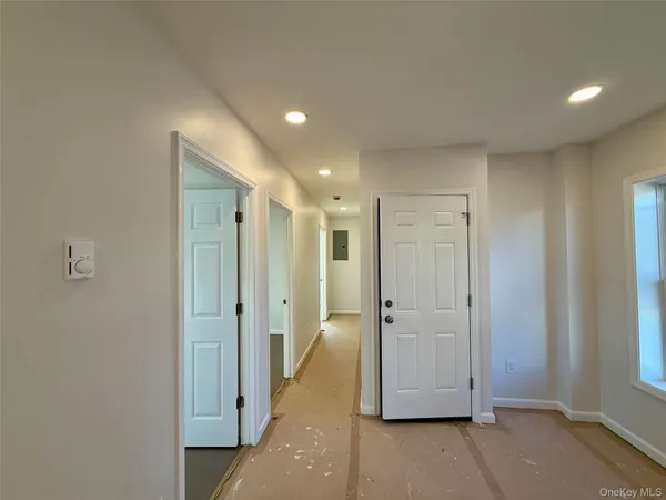 a view of a room with a porch