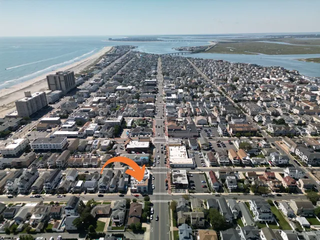 a city view with tall buildings