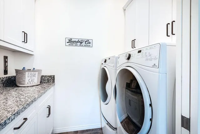 a view of washer and dryer