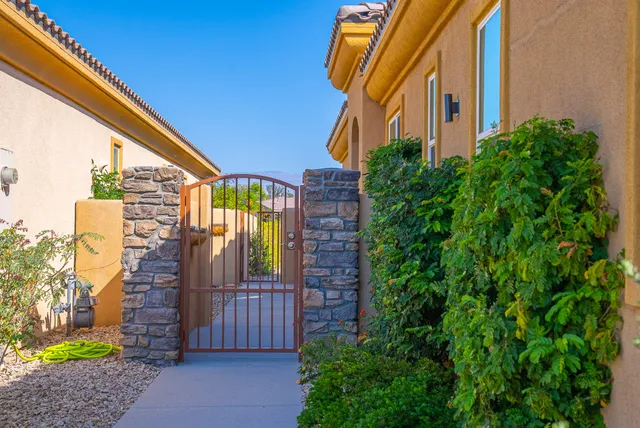 a building view with a outdoor space