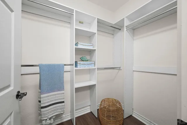 a view of a building with sitting area