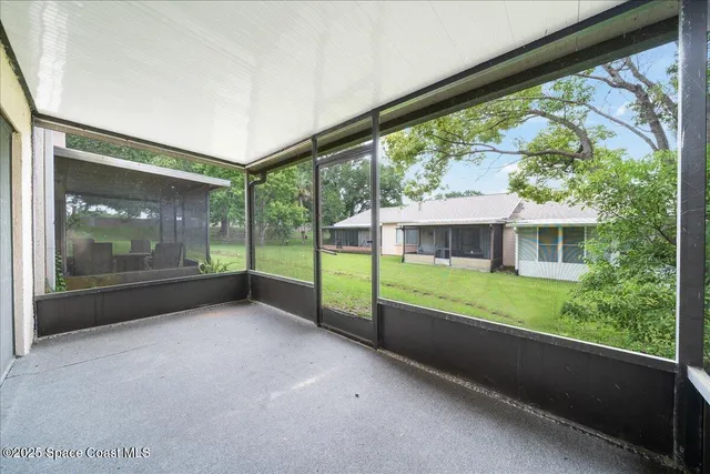 a view of an outdoor space and a porch