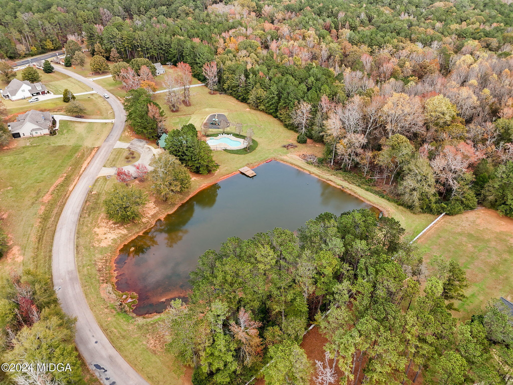 131 Belmont Way Forsyth, GA 31029 - Photo 65 of 68 an aerial view of a house