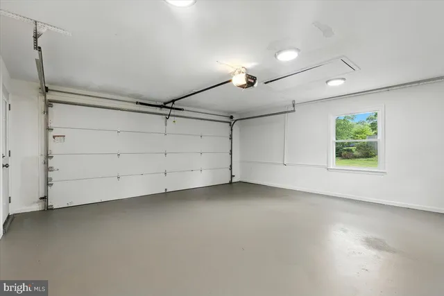 a view of a room with an empty space