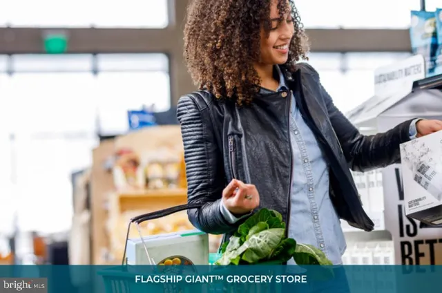 a front view of a building