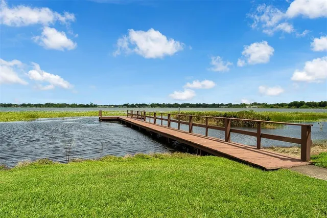a view of a street with an ocean beach
