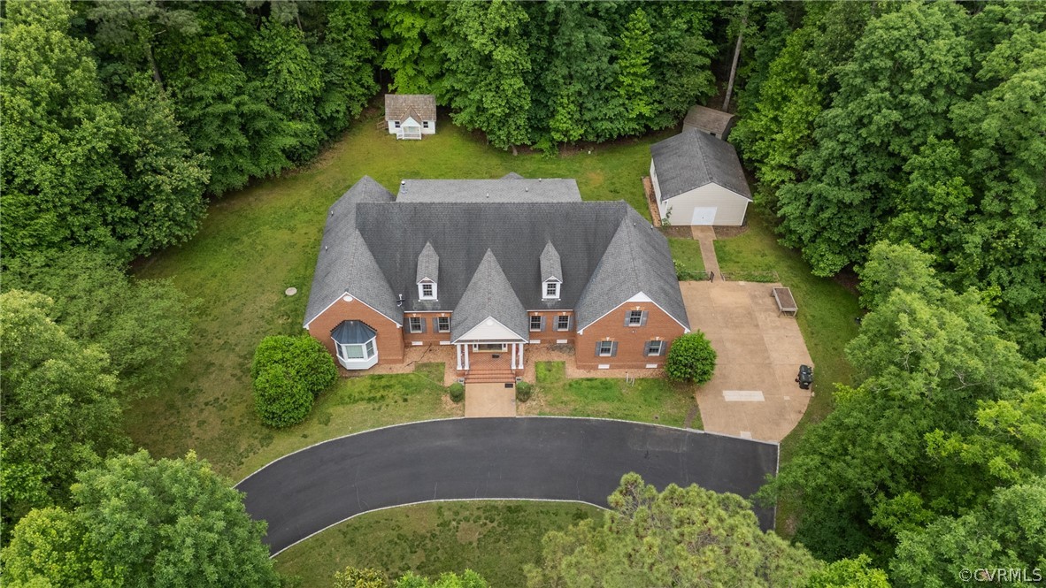 369 Hamlet Road Manakin-Sabot, VA 23103 - Photo 47 of 50 an aerial view of a house with garden space and street view