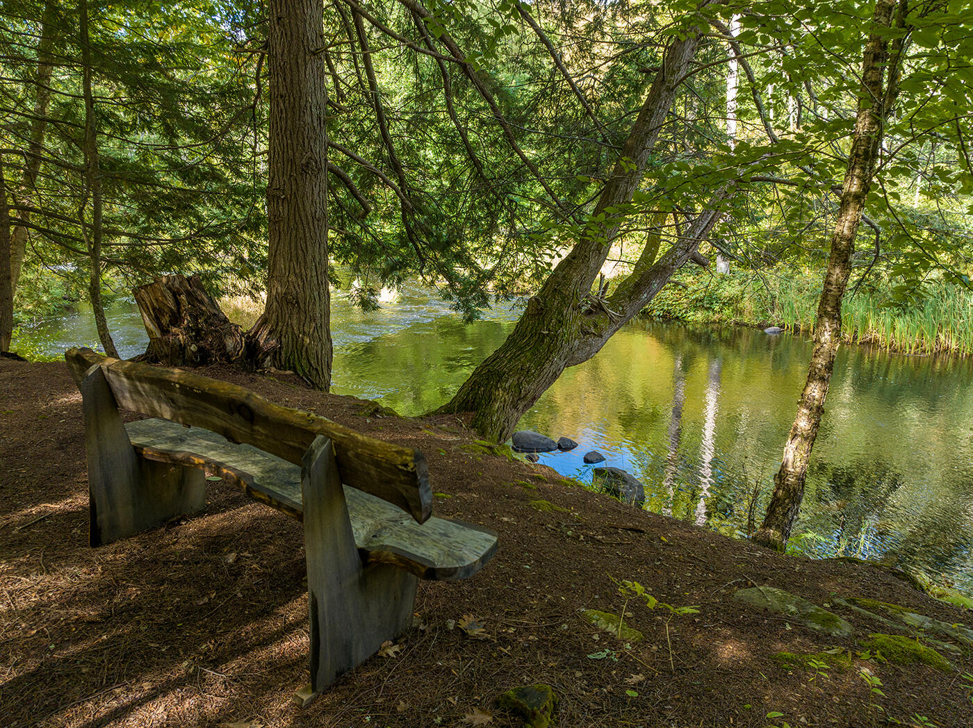 2526 Sennebec Road Appleton, ME 04862 - Photo 49 of 70 Bench by the River Frontage