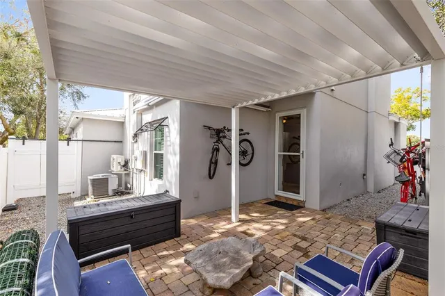 a view of a couches in the patio