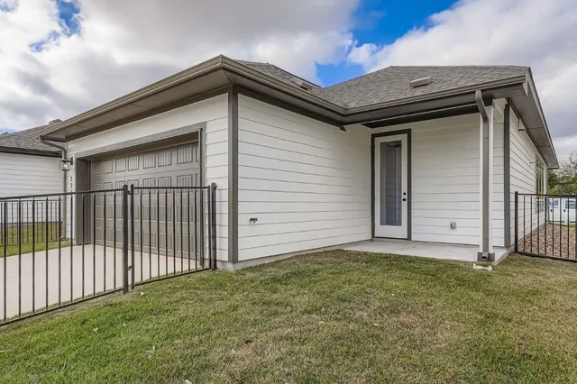 a view of wooden house