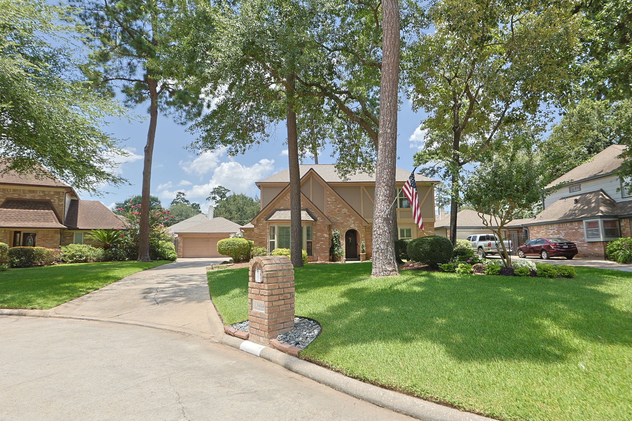 3414 Flaming Candle Drive Spring, TX 77388 - Photo 2 of 50 NEW Roof installed January 2026. Beautifully landscaped front yard. This home is well-maintained inside and out.