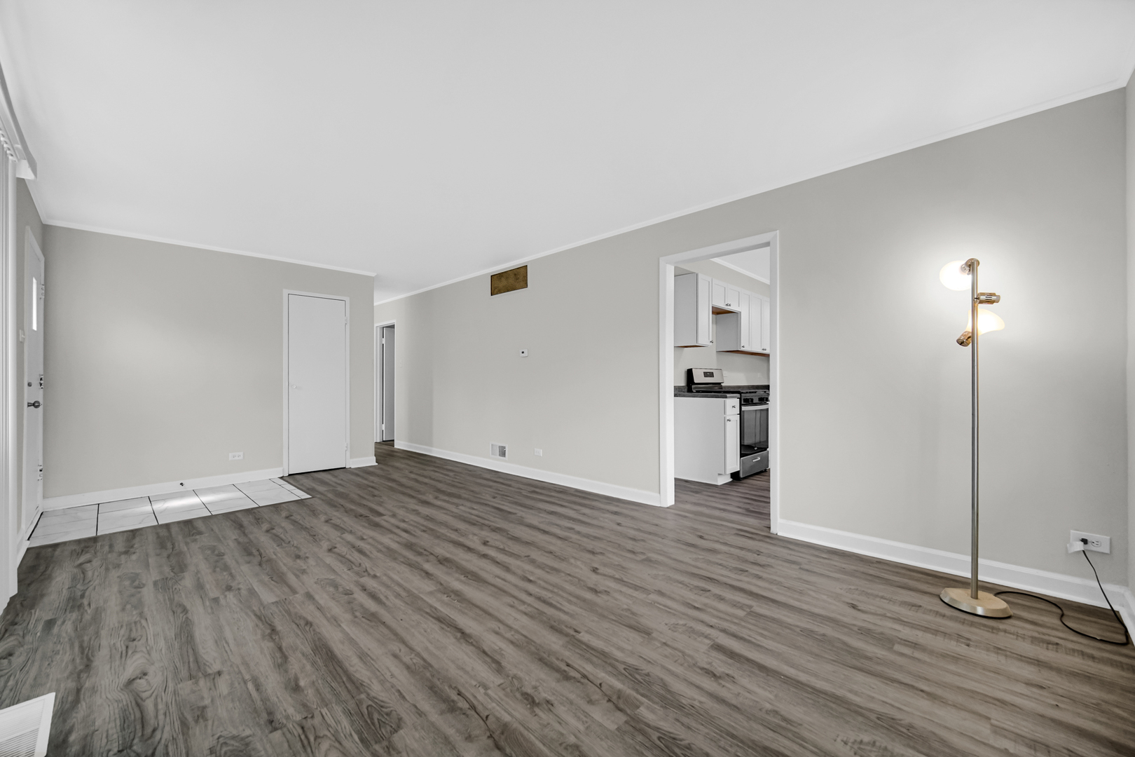263 Sangamon Street Park Forest, IL 60466 - Photo 5 of 17 a view of empty room with wooden floor