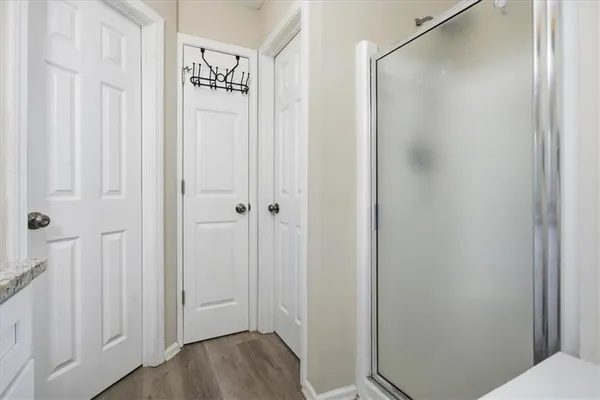 a view of walk in closet
