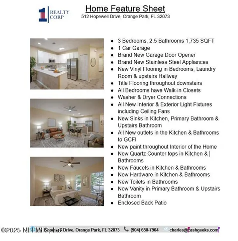 $245,000 | 512 Hopewell Drive, Orange Park, FL 32073