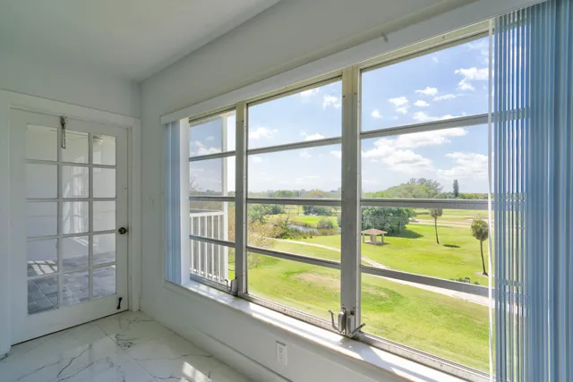 a view of a room with window