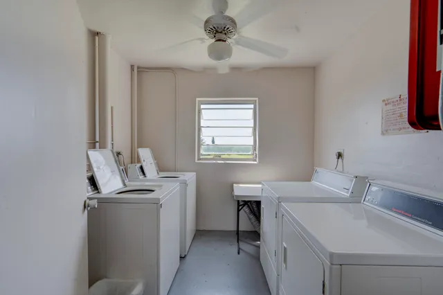 a room with storage and utility