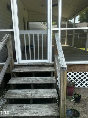 a backyard of a house