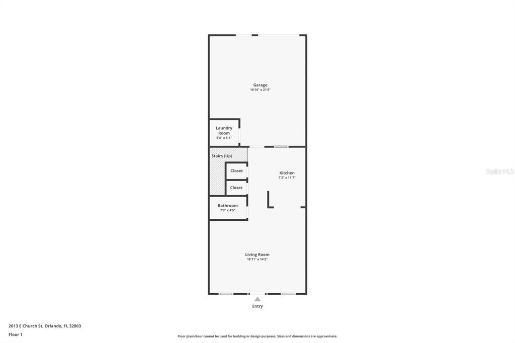 2613 East Church Street Orlando, FL 32803 - Photo 21 of 32 a view of a bathroom with shower