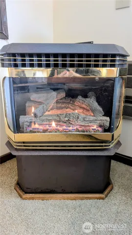 a close view of stove