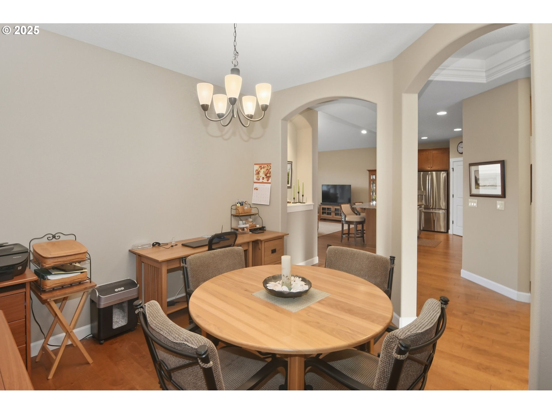 1618 Northeast 174th Street Ridgefield, WA 98642 - Photo 16 of 46 a view of a dining room with furniture and wooden floor