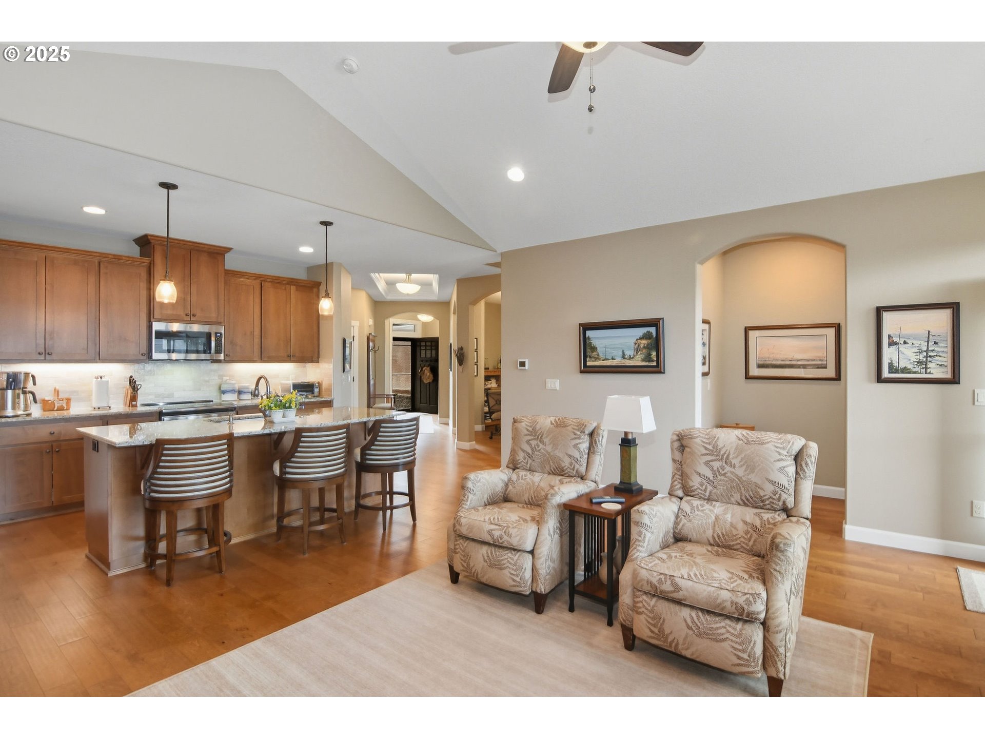 1618 Northeast 174th Street Ridgefield, WA 98642 - Photo 6 of 46 a living room with furniture and kitchen view