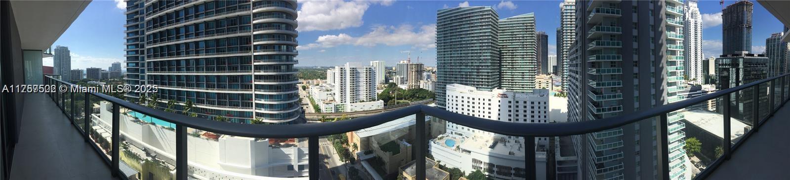 a view of balcony with a outdoor space