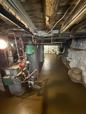 a view of water heater room