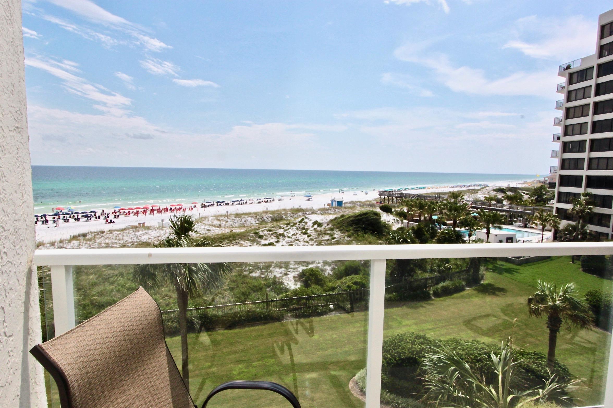 4239 Beachside 2, Unit 239 Miramar Beach, FL 32550 - Photo 3 of 18 a view of a lake from a balcony