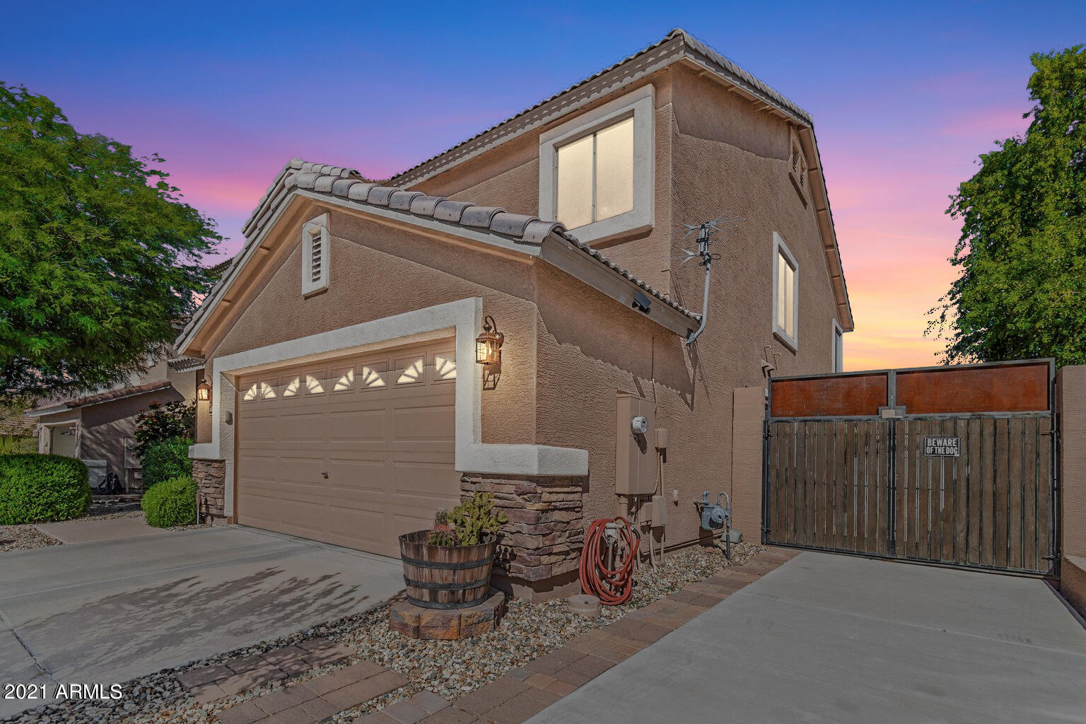 2316 West Steed Ridge Phoenix, AZ 85085 - Photo 2 of 40 sunset front
