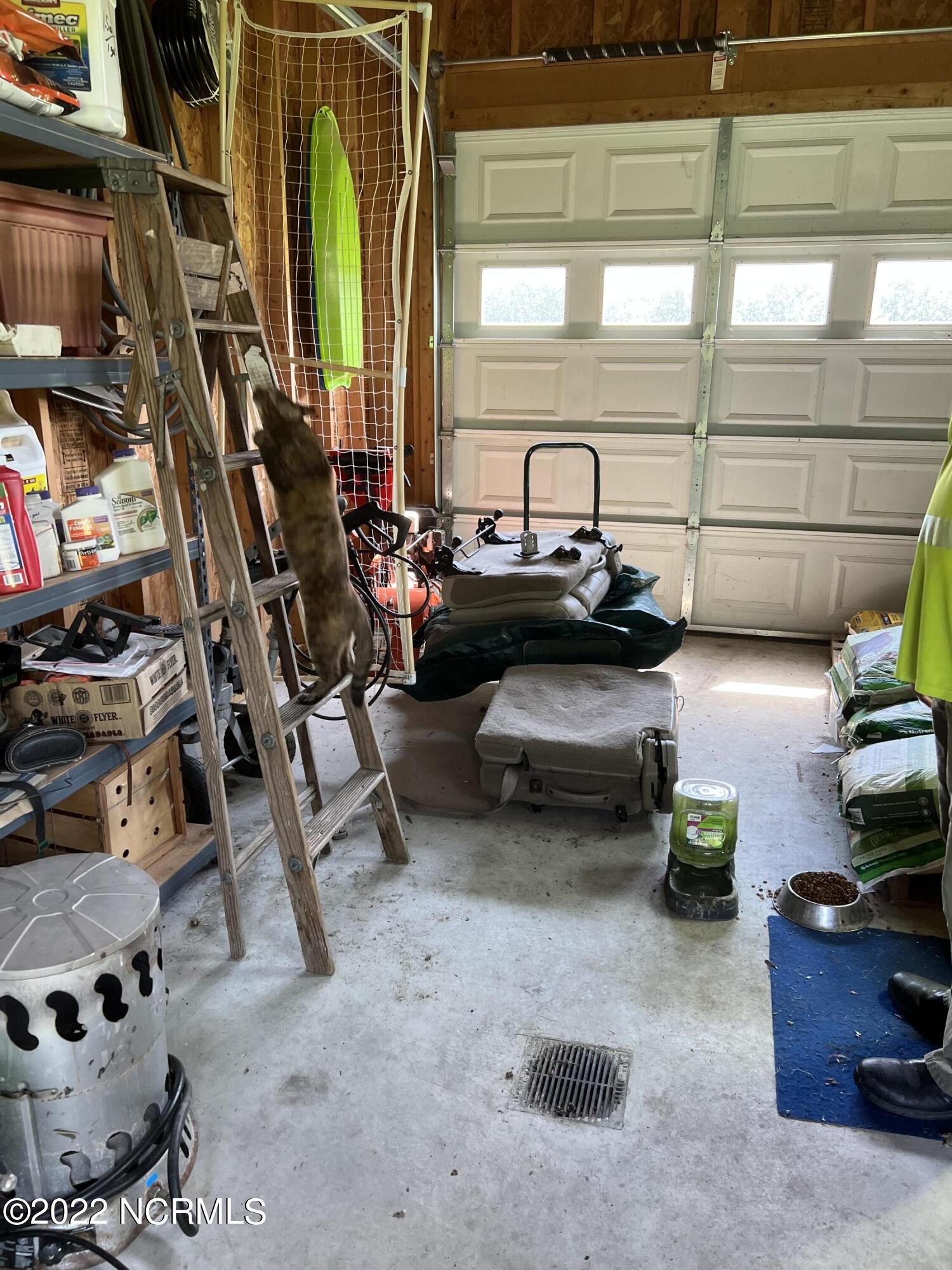 480 Blackbeards View Bath, NC 27808 - Photo 22 of 79 Cement floor/Garage door