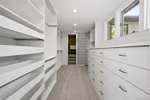 a view of walk in closet