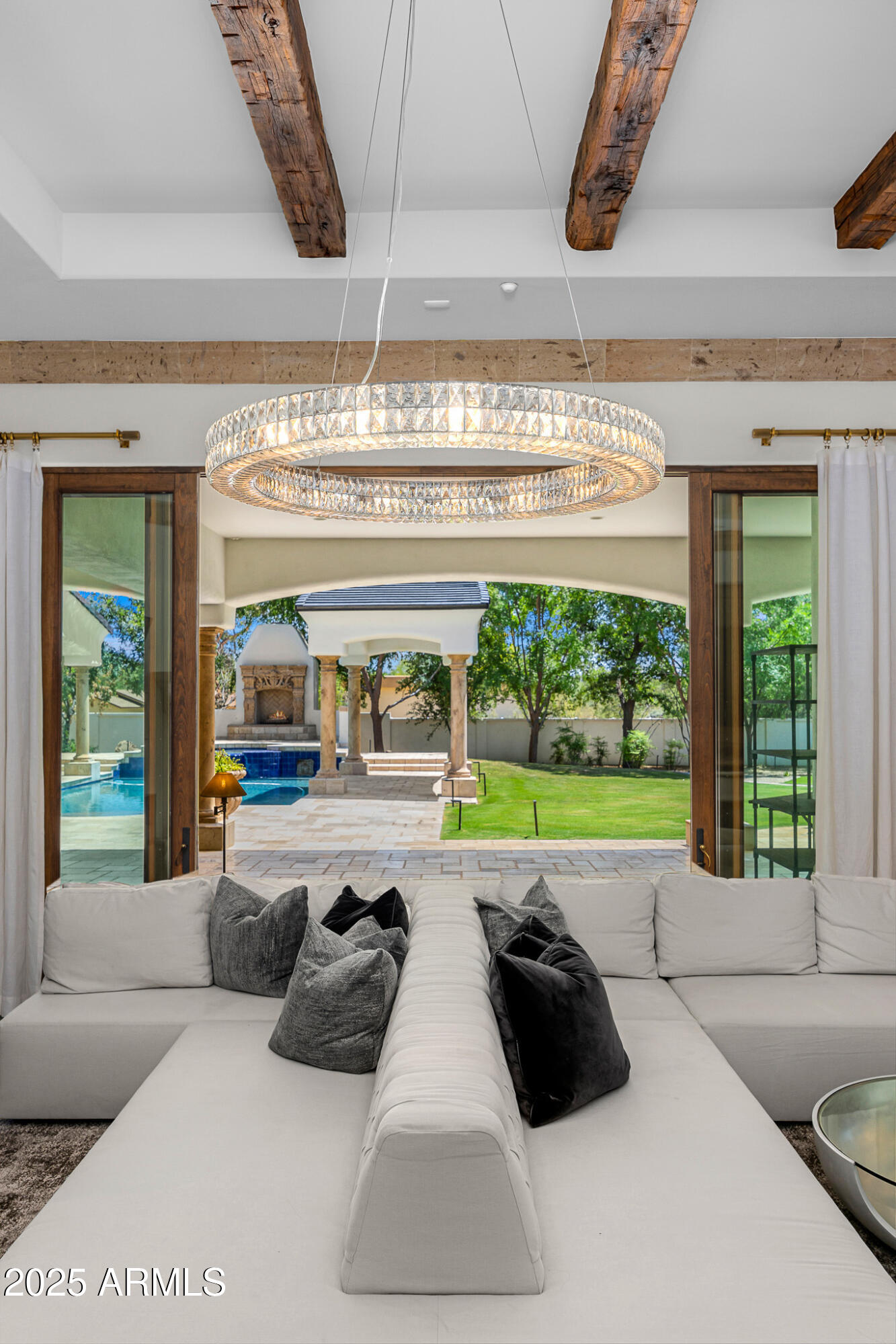 6809 East Doubletree Ranch Road Paradise Valley, AZ 85253 - Photo 18 of 74 19family room doors open