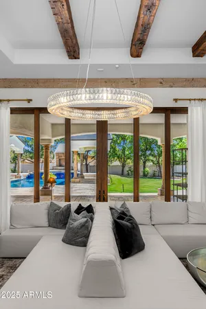 a view of a living room that has a fireplace