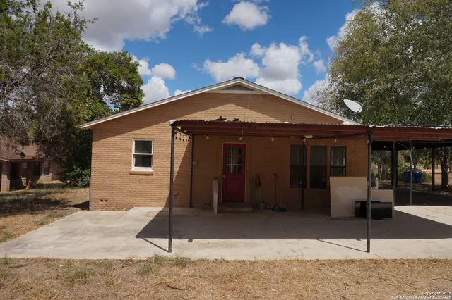 a view of front door